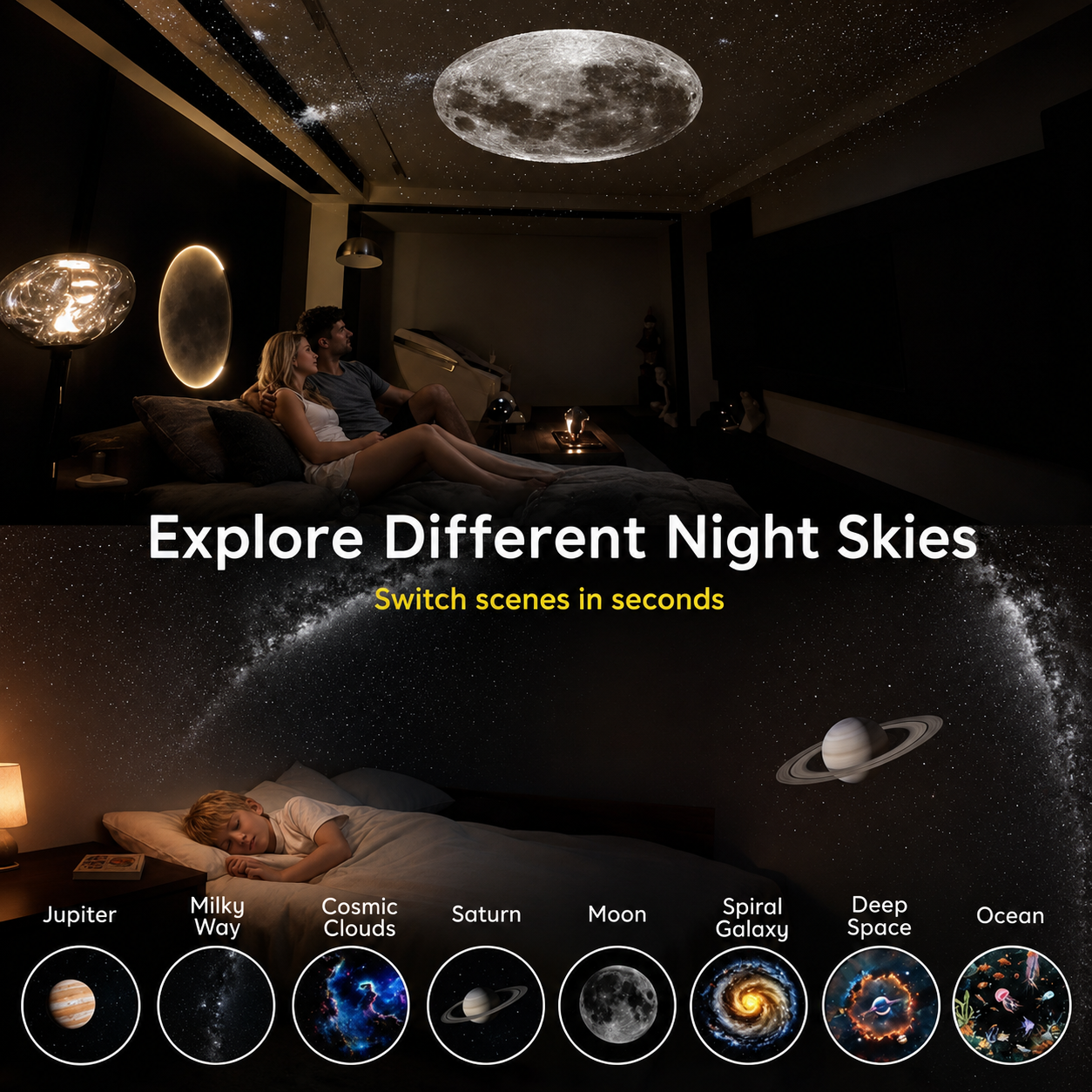Galaxy Star Projector